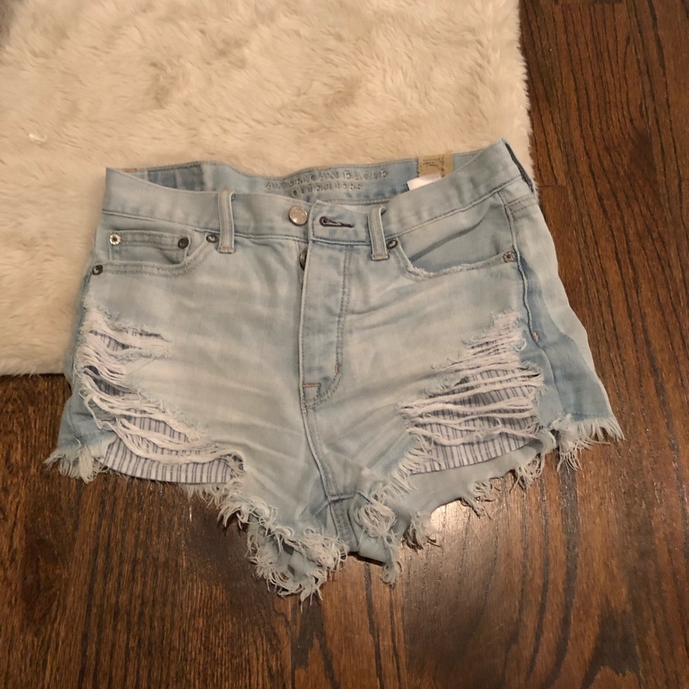 denim shorts